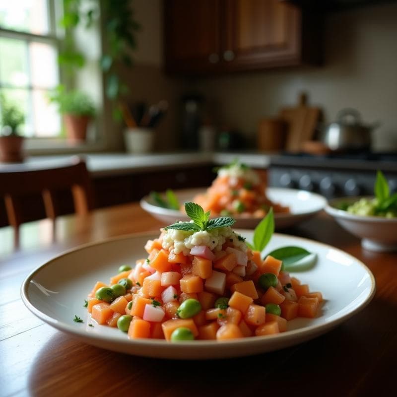 Cebiche Vegano de Palmitos y Leche de Coco: Receta Sin Cocción en 15 Minutos