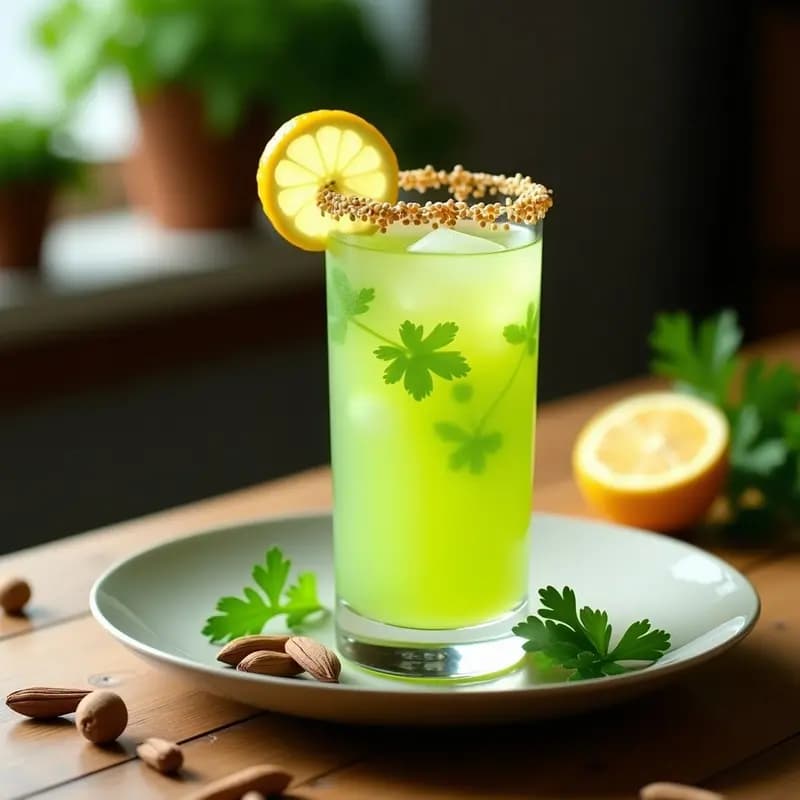 Ceche de Coriandro y Limón: Bebida Persa Detox y Sin Azúcar