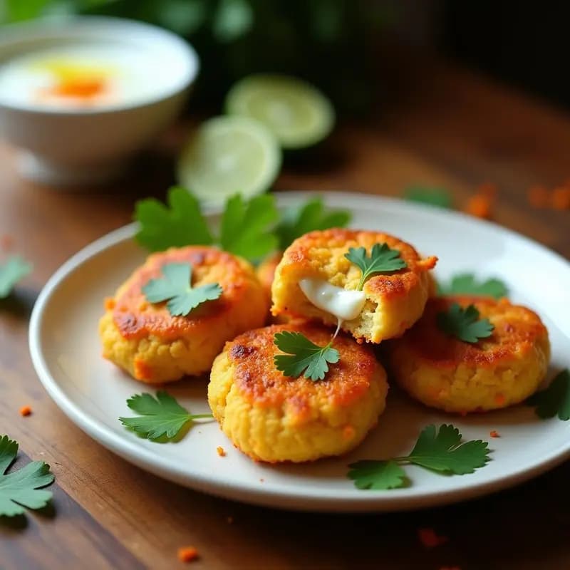 Cechettas de Pollo al Curry con Yogur: Aperitivo Indio Picante y Cremoso