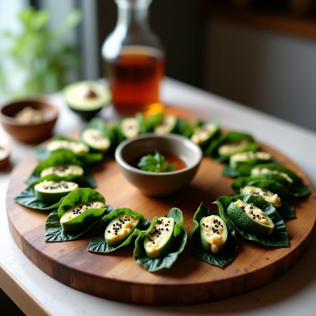 Cechetti de Algas Nori y Queso de Almendras: Aperitivo Vegano Alto en Yodo y Omega-3