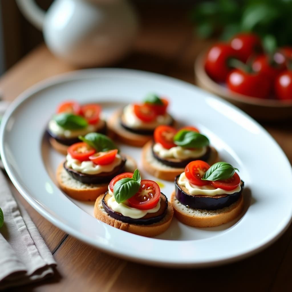 Cechetti de Berenjena y Ricotta de Anacardos: Entrante Italiano Vegano en Thermomix