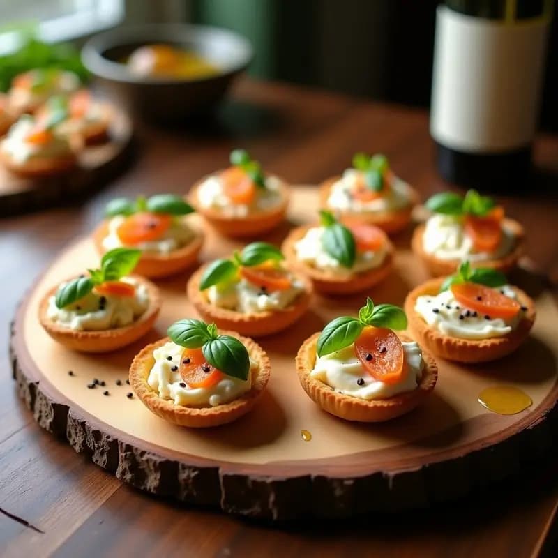 Cechetti de Hojaldre con Crema de Ricotta y Anchoas: Aperitivo Italiano Rápido en 15 Minutos