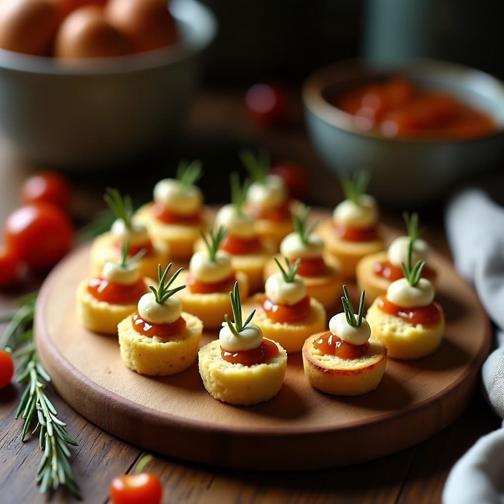 Cechetti de Polenta y Gorgonzola con Mermelada de Higos: Aperitivo Italiano en 15 Minutos