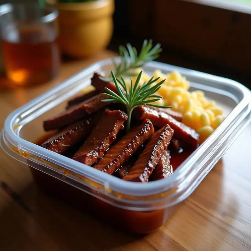 Cecina al Whisky Ahumado: Receta en Tupper para 4 con Toque Gourmet