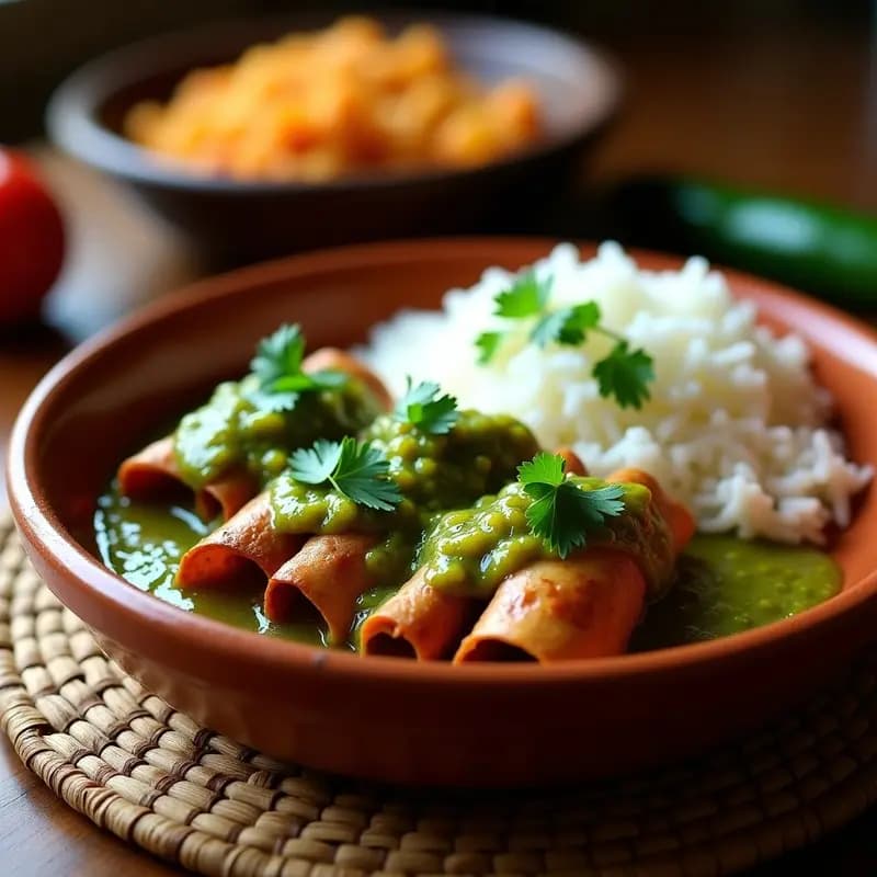Cecina Enchilada con Salsa de Verdolaga: Receta Mexicana Tradicional y Alta en Proteína