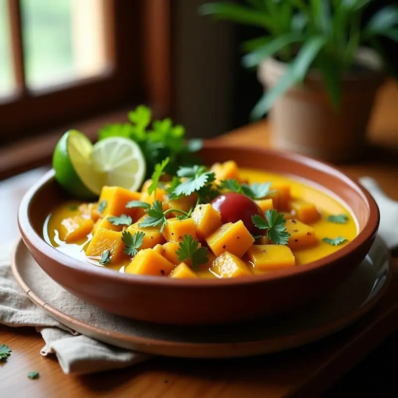 Ceiche de Choros Zapallo: Receta Peruana Vegana con Toque Ciudadano en Airfryer