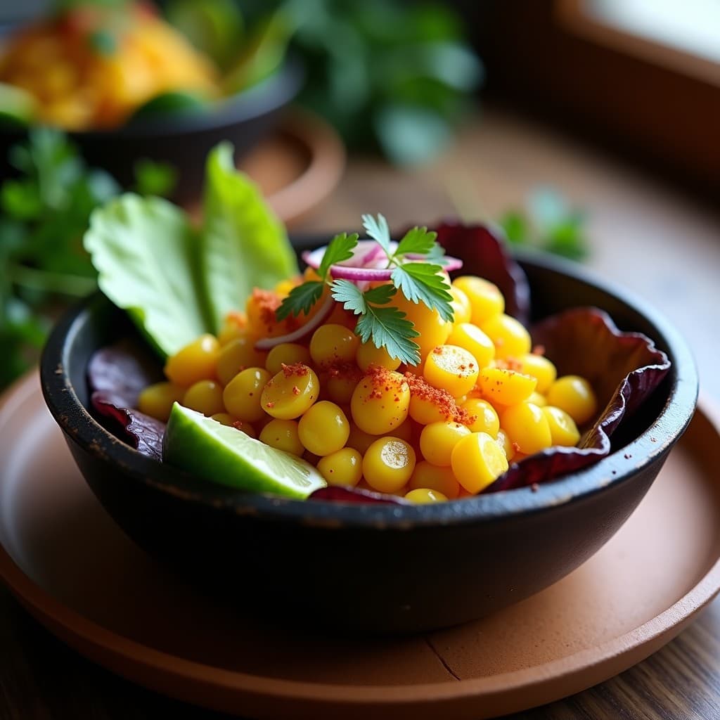 Ceiche de Palmito y Coral de Maíz: Receta Peruana Vegana Sin Pescado