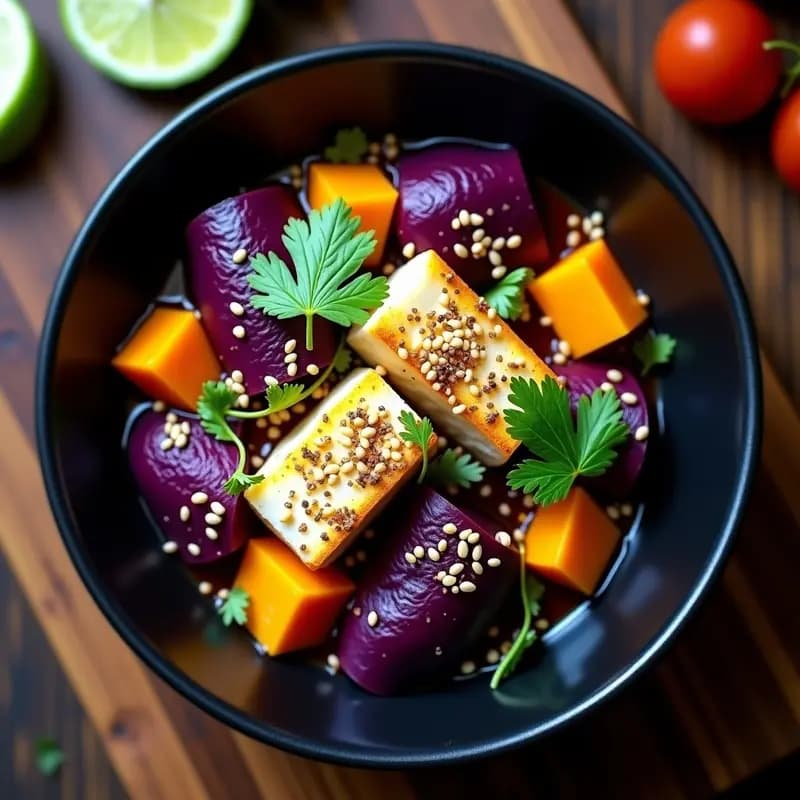 Ceiche Peruano de Pescado Blanco con Camote Morado: Receta Tradicional en 20 Minutos
