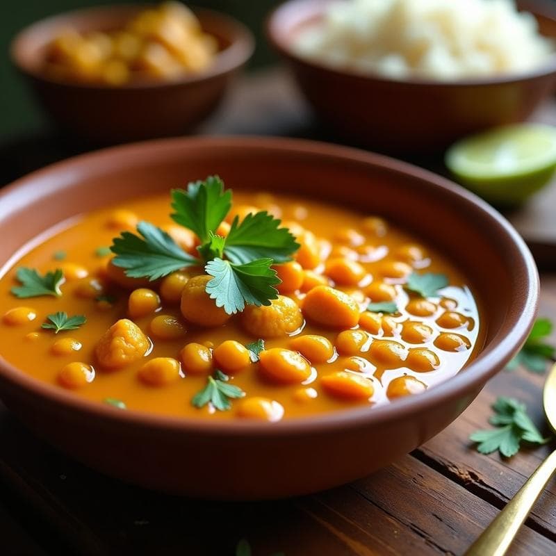 Ceilán con Tamarindo y Curry: Receta de Sri Lanka en 25 Minutos con Sabor Auténtico