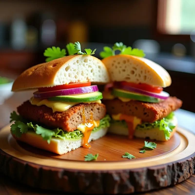 Cemita de Milanesas de Res con Aguacate y Queso Oaxaca: Receta Mexicana para Sandwich Gigante