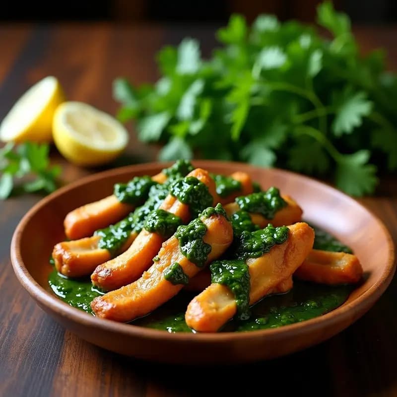 Cescina de Pollo con Chimichurri: Receta Argentina de Carne Secada al Sol en Airfryer