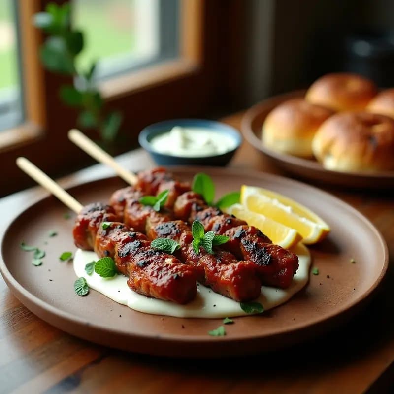 Cevapi Balcánicos de Carne de Cordero y Ajo: Brochetas Tradicionales en Airfryer