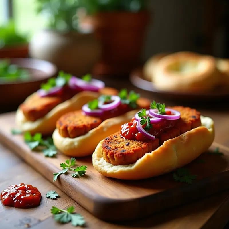Cevapi de Lentejas y Zanahoria: Receta Balcánica Vegana en Airfryer con Ajvar