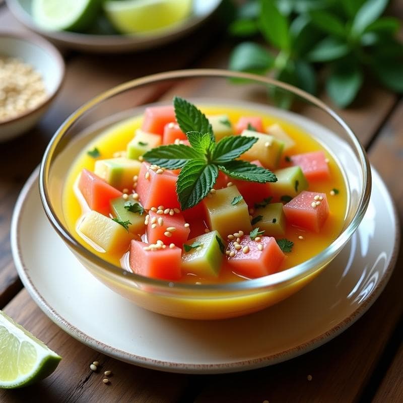 Ceviche de Corazón de Alcachofa y Pomelo Rosa: Receta Peruana Vegana y Detox en 20 Minutos