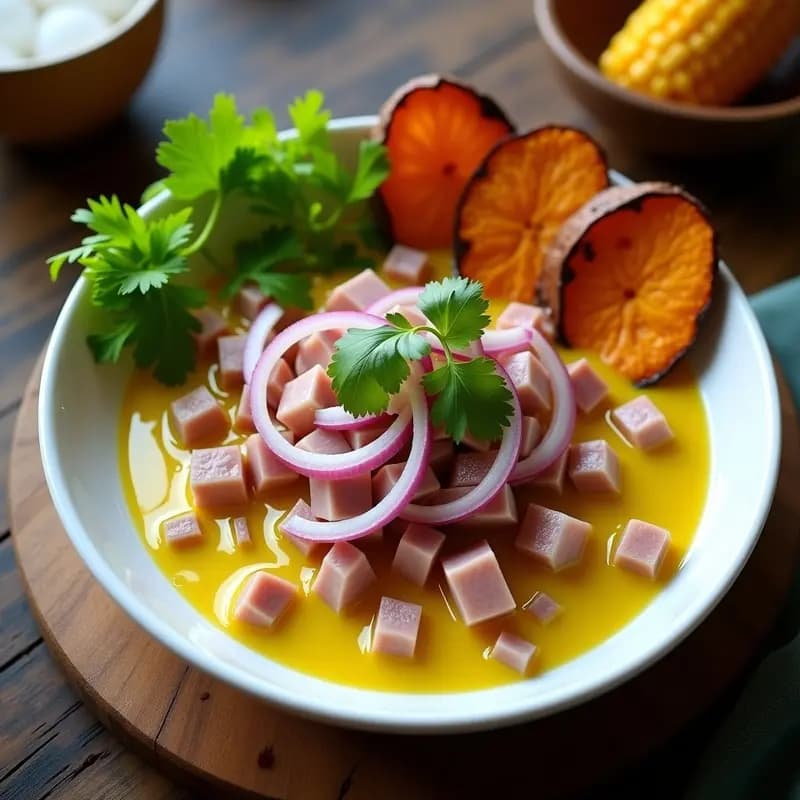 Ceiche de Atún con Leche de Tigre y Camote: Receta Peruana Alta en Proteína y Omega-3