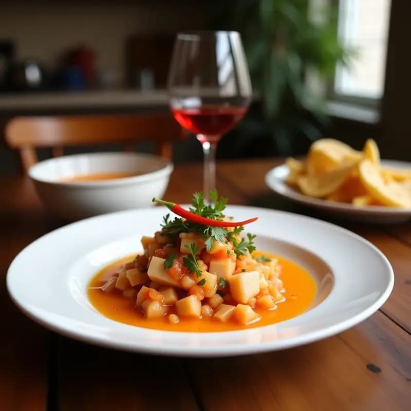 Ceviche de Atún Rojo y Chile de Árbol: Receta Peruana Gourmet con Toque Picante
