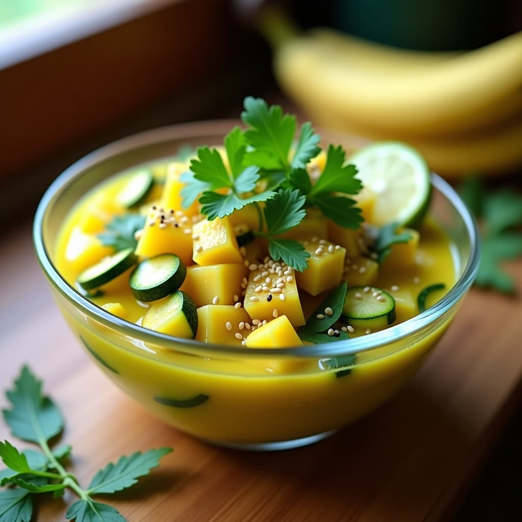 Ceviche de Calabacín y Chontaduro: Receta Colombiana Vegana con Leche de Tigre de Limón