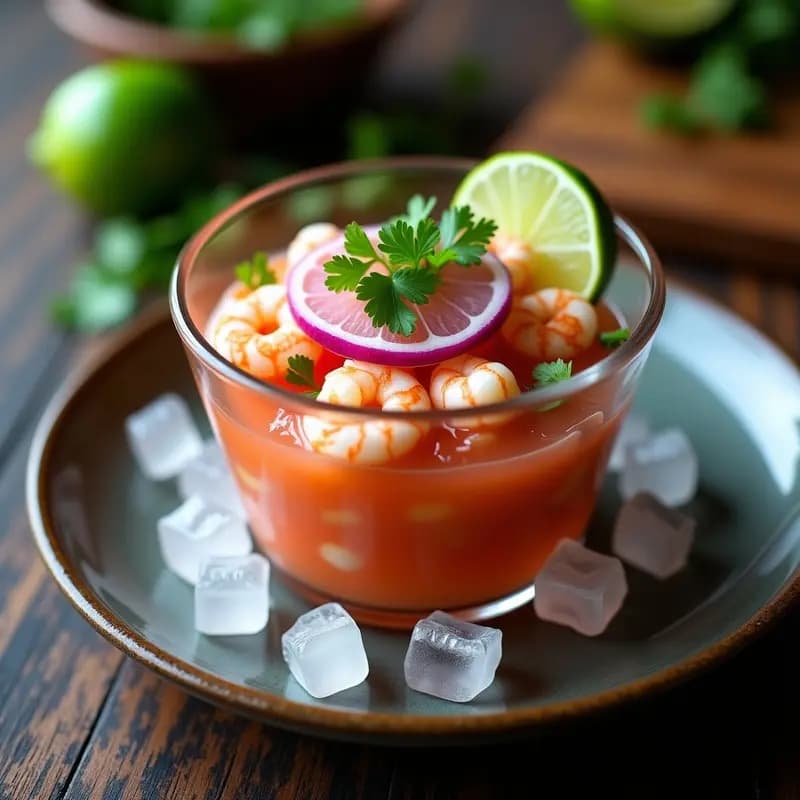 Ceviche de Camarón al Limón y Cilantro: Receta Peruana Sin Cocción y Alta en Proteína