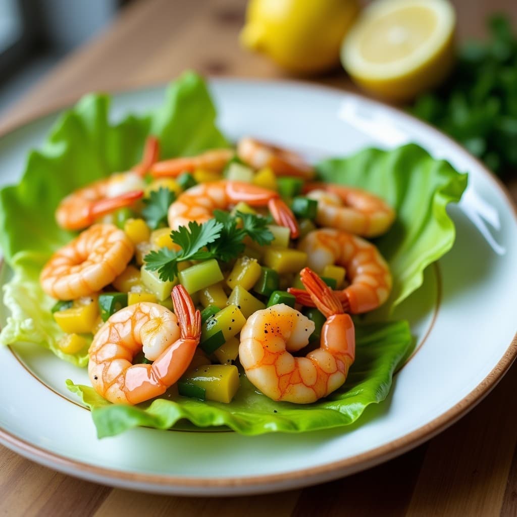 Ceviche de Camarones al Ají Limón: Receta Peruana Keto y Sin Cocción en 15 Minutos