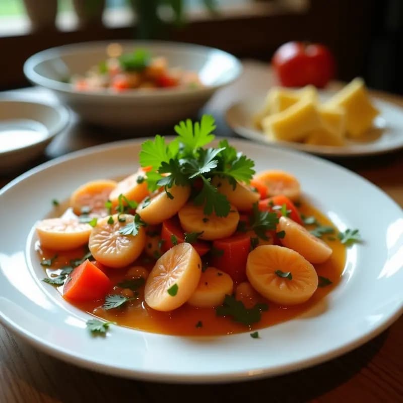 Ceviche de Camarones con Jitomate y Cilientro: Receta Colombiana Fresca y Sin Cocción