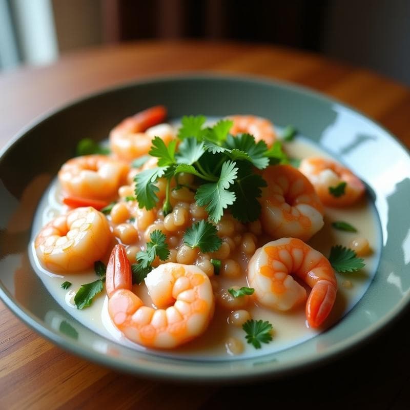 Ceviche de Camarones con Leche de Coco y Cilantro: Receta Colombiana Fresca y Cremosa