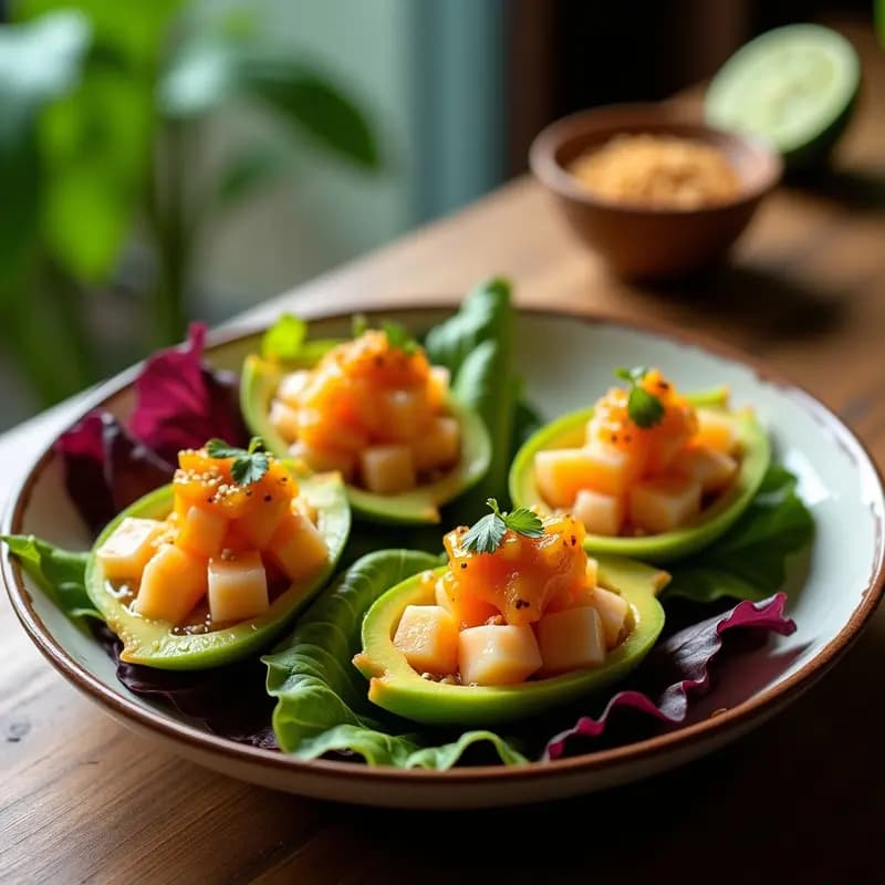 Ceviche de Camarones y Lulo: Receta Colombiana con Aderezo de Maracuyá y Ají