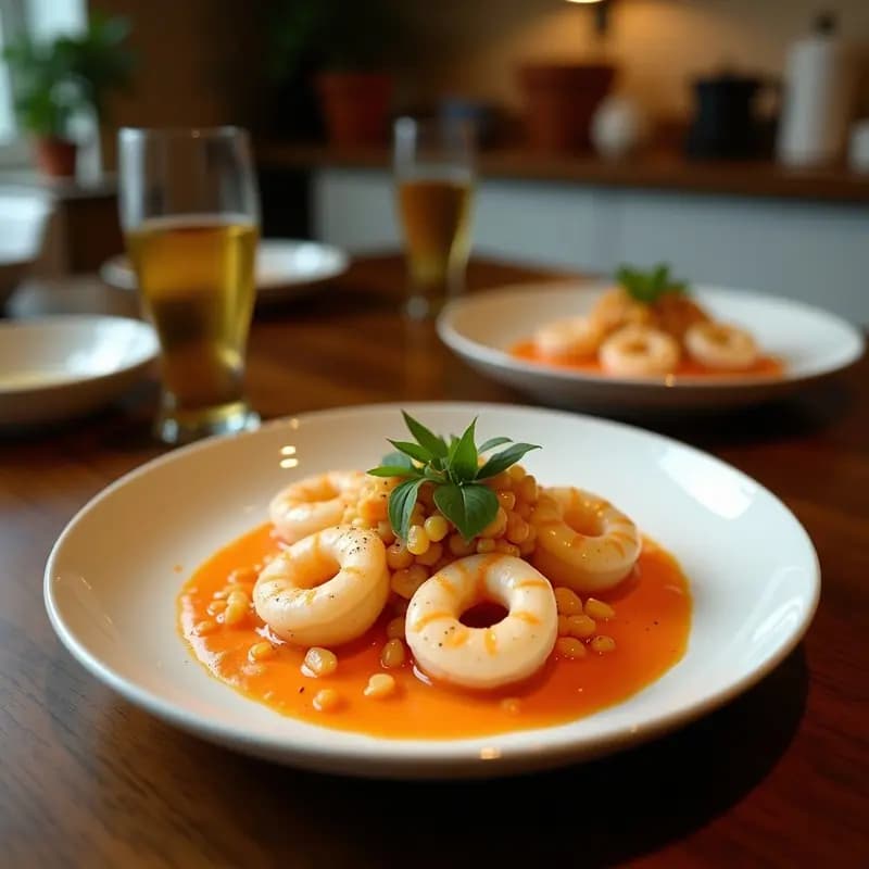 Ceviche de Camarones con Maracuyá y Coca-Cola: Receta Peruana Modernista y Adictiva
