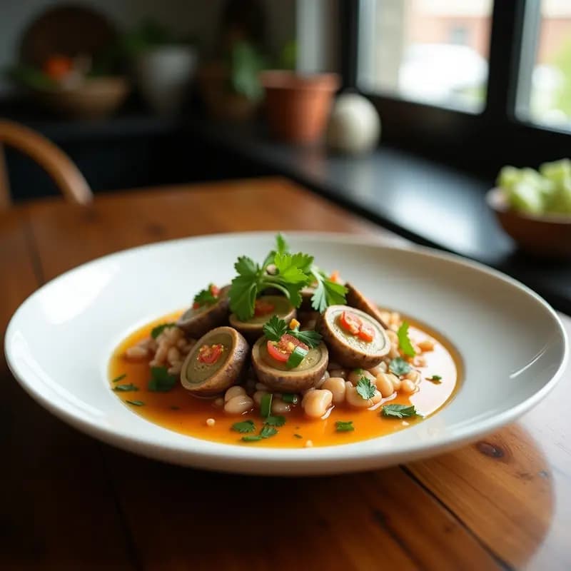Ceviche de champiñones portobello con leche de tigre de jalapeño: Receta vegetal nicaragüense en 15 minutos