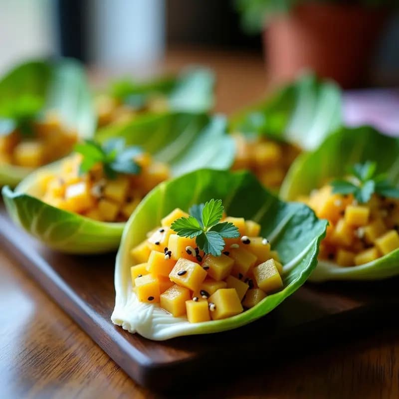 Ceviche de Champiñones Portobello y Lima: Aperitivo Peruano Vegano y Crujiente