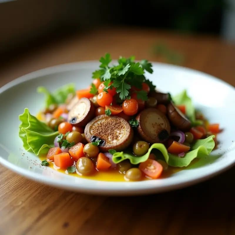 Ceviche de Champiñones Portobello y Tomate de Árbol: Receta Crudivegana Fusion Andina