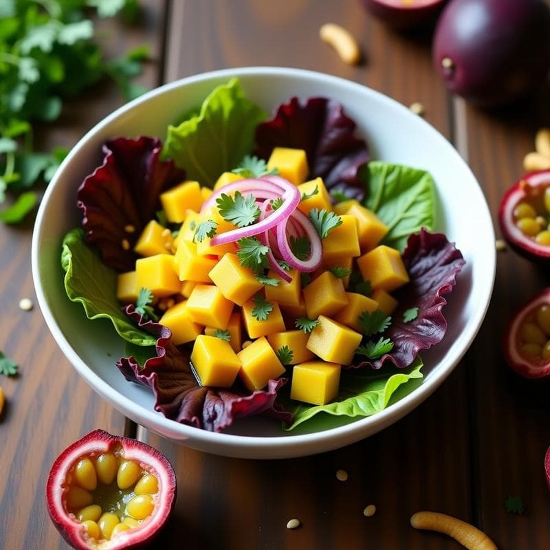 Ceviche de Chayota y Maracuyá: Receta Peruana Vegana Sin Cocción y Alta en Vitamina C