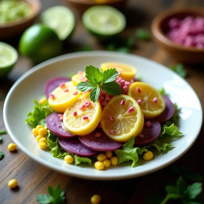 Ceviche de Choros Zapatos con Limón Verde: Receta Peruana de Mariscos Única