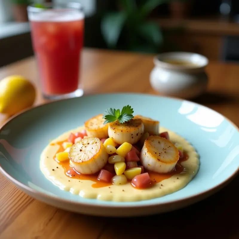 Ceviche Ecuadoriano de Conchas y Maracuyá: Receta Fresca y Cítrica con Leche de Coco