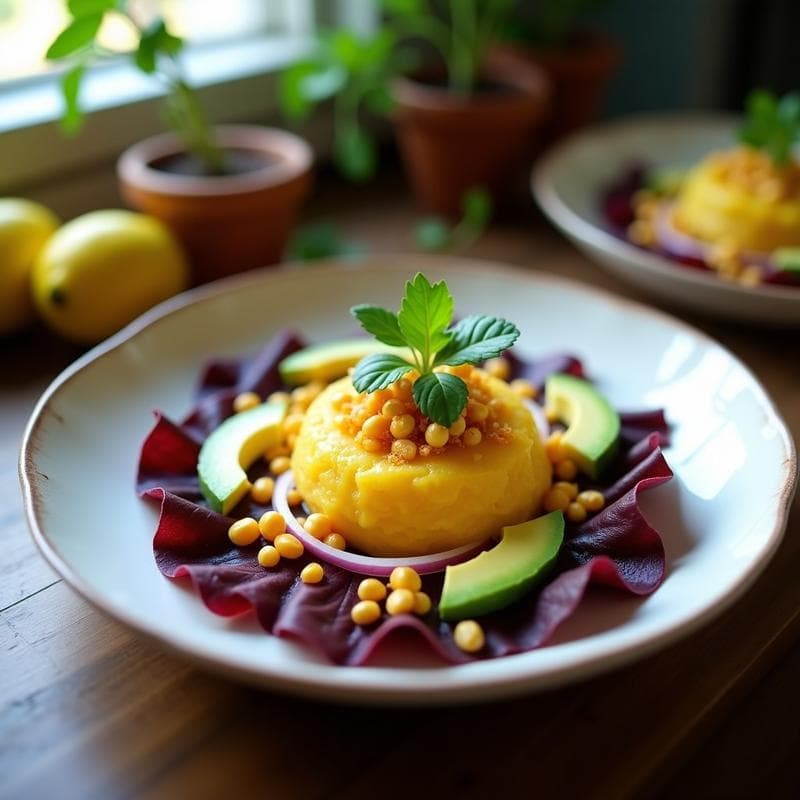 Ceviche de Coral de Coconut con Leche de Limón: Receta Vegana Peruana Sin Pescado