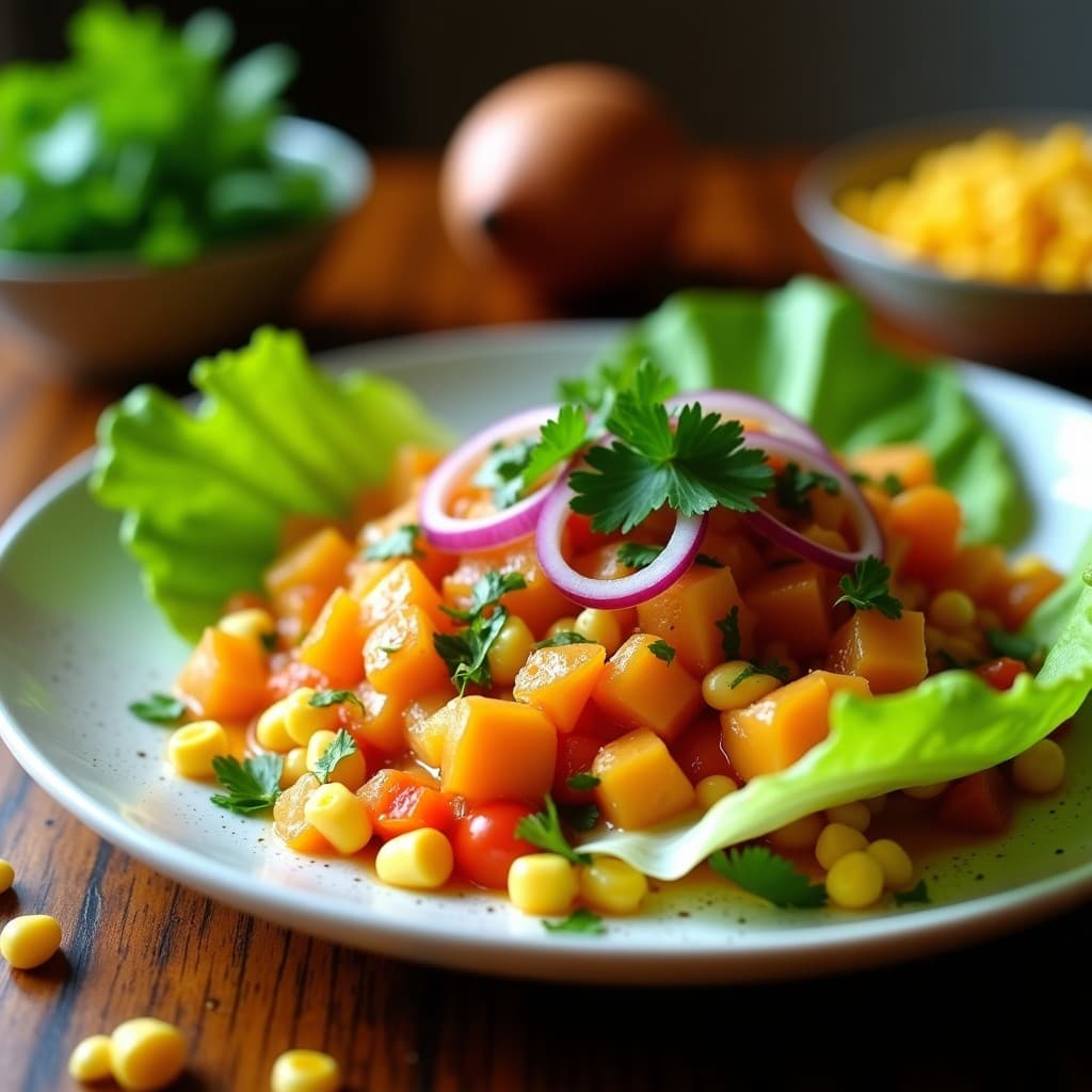 Ceviche de Corazón de Palma con Lulo y Cilantro: Receta Colombiana Vegana y Exótica