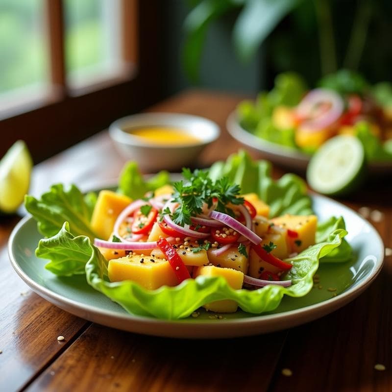 Ceviche de Corazón de Palma y Maracuyá: Receta Vegana con Toque Amazónico