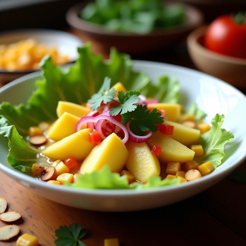 Ceviche de Corazones de Palma: Receta Vegana con Leche de Tigre y Ají Amarillo