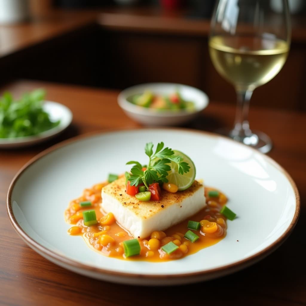 Ceiche de Corvina y Leche de Coco con Aji Amarillo: Receta Peruana en Olla Express Sin Cocción