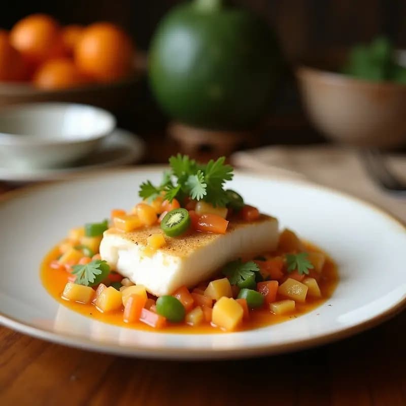 Ceviche de Corvina con Leche de Coco y Cítricos: Receta Costarricense Cremosa y Fresca