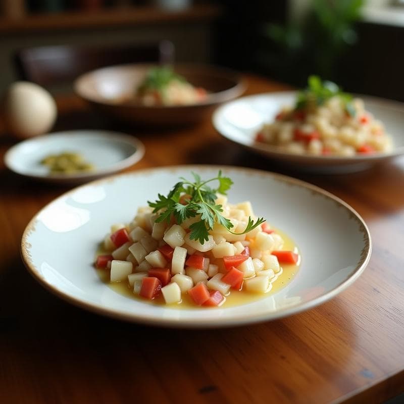 Ceviche de Corvina con Leche de Coco y Lulo: Receta Colombiana Fresca y Picante