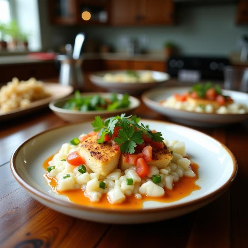 Ceviche de Corvina con Leche de Coco y Másala: Receta Fusion Indo-Peruana