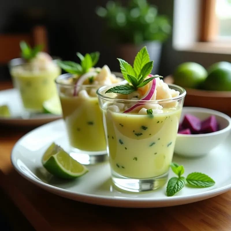 Ceviche de Corvina y Leche de Tigre con Aloe Vera: Receta Peruana Detox y Digestiva