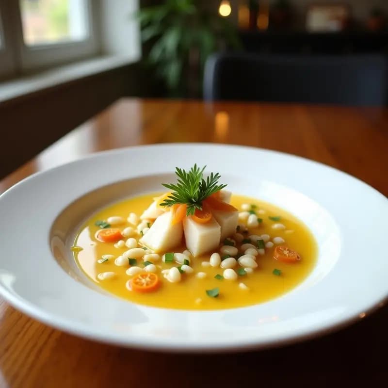 Ceviche de Corvina con Leche de Tigre de Jengibre: Receta Nikkei con Toque Cítrico y Picante