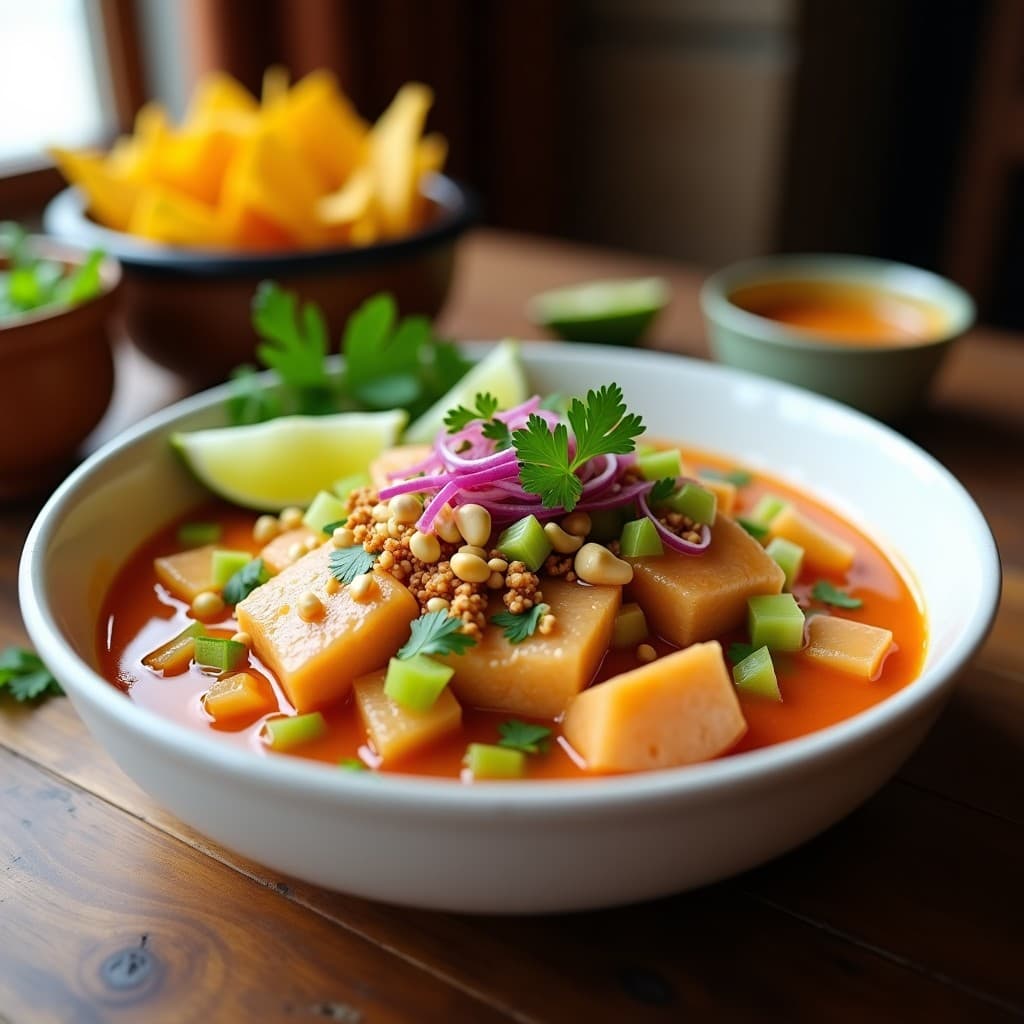 Ceviche de Corvina con Leche de Tigre de Tamarindo y Cacahuete: Receta Peruana Viral para Tupper