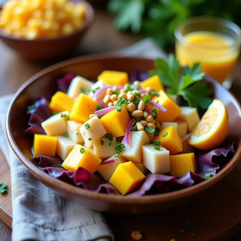 Ceviche Peruano de Corvina y Mango con Tigre’s Milk de Ají Amarillo: Receta Fresca y Ciudadana