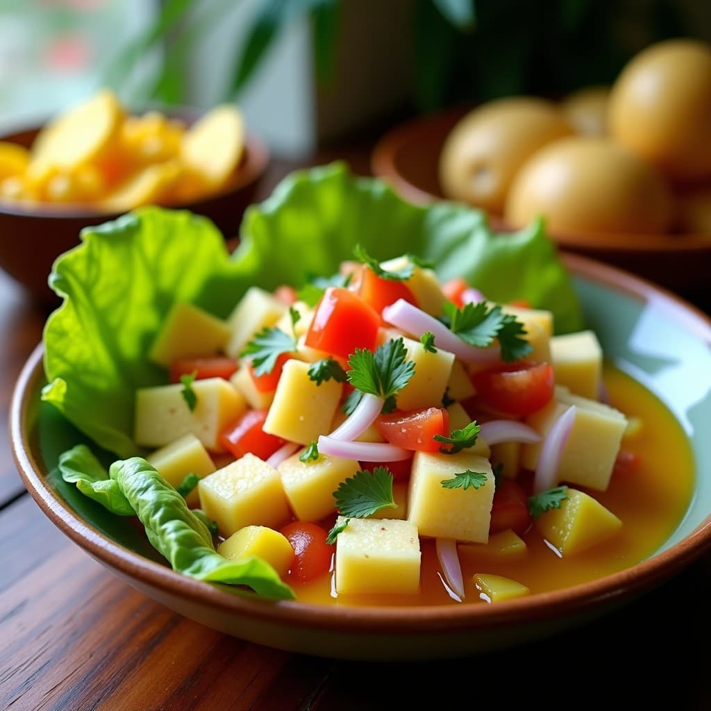 Ceviche de Corvina y Maracijuya: Receta Ecuatoriana Ácida y Fresca con Toque Tropical
