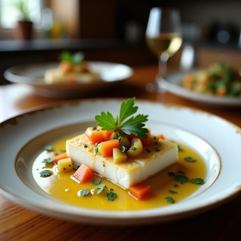 Ceviche de Corvina con Maracuyá y Leche de Coco: Receta Perwana Crujiente y Ácida