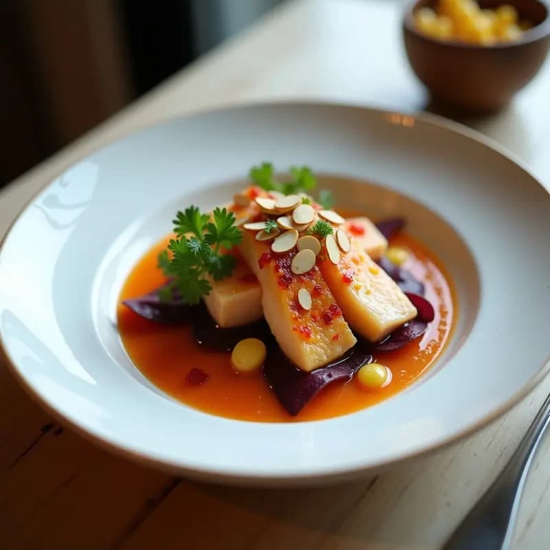 Ceiche de Corvina con Leche de Tigre de Piquillo y Camu Camu: Receta Peruana Antioxidante
