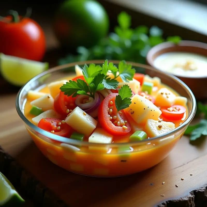 Ceviche de Dorada con Leche de Tigre de Lulo: Receta Colombiana Cítrica y Refreshing