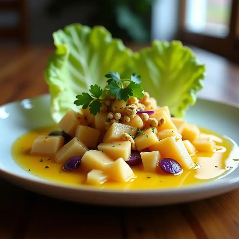 Ceviche de Dorada con Leche de Tigre de Maracuyá: Receta Peruana Cítrica y Refrescante